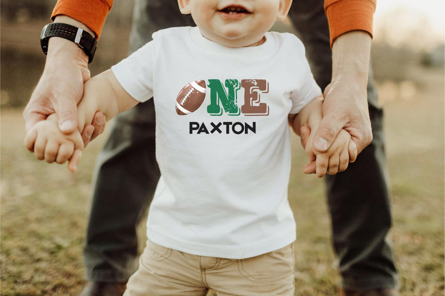 Football First Birthday Shirt: Sports Theme 1st Birthday Outfit