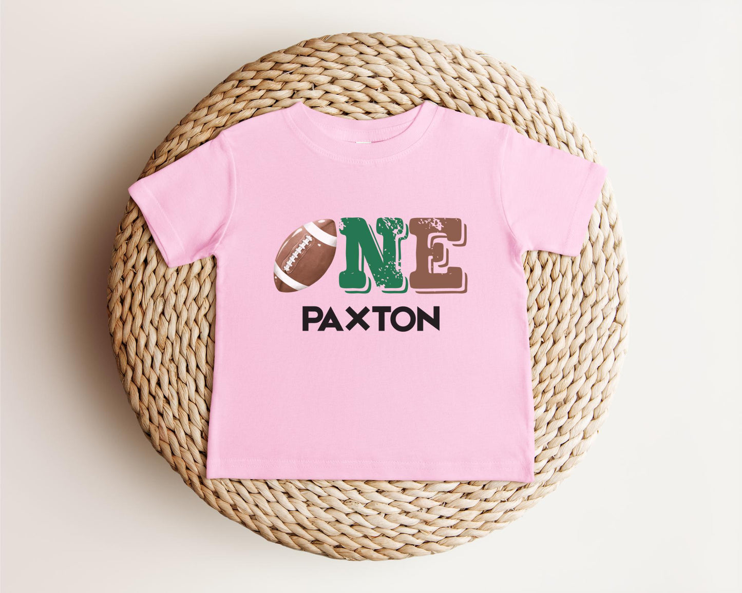 Football First Birthday Shirt: Sports Theme 1st Birthday Outfit