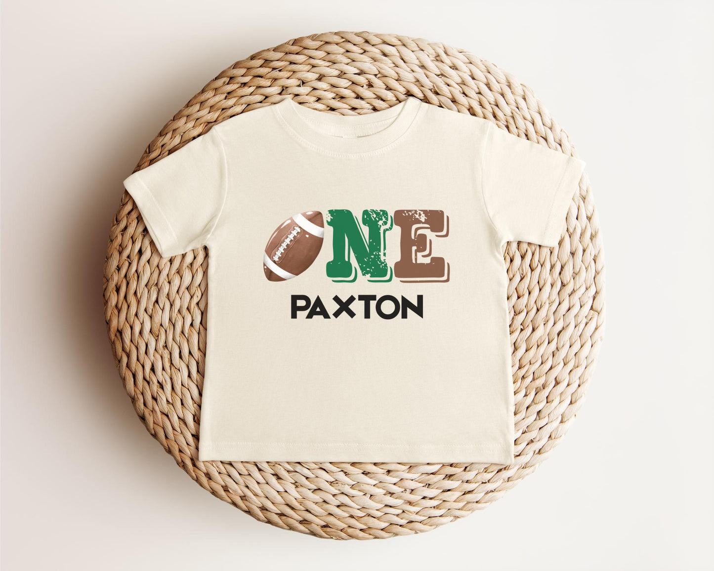 Football First Birthday Shirt: Sports Theme 1st Birthday Outfit