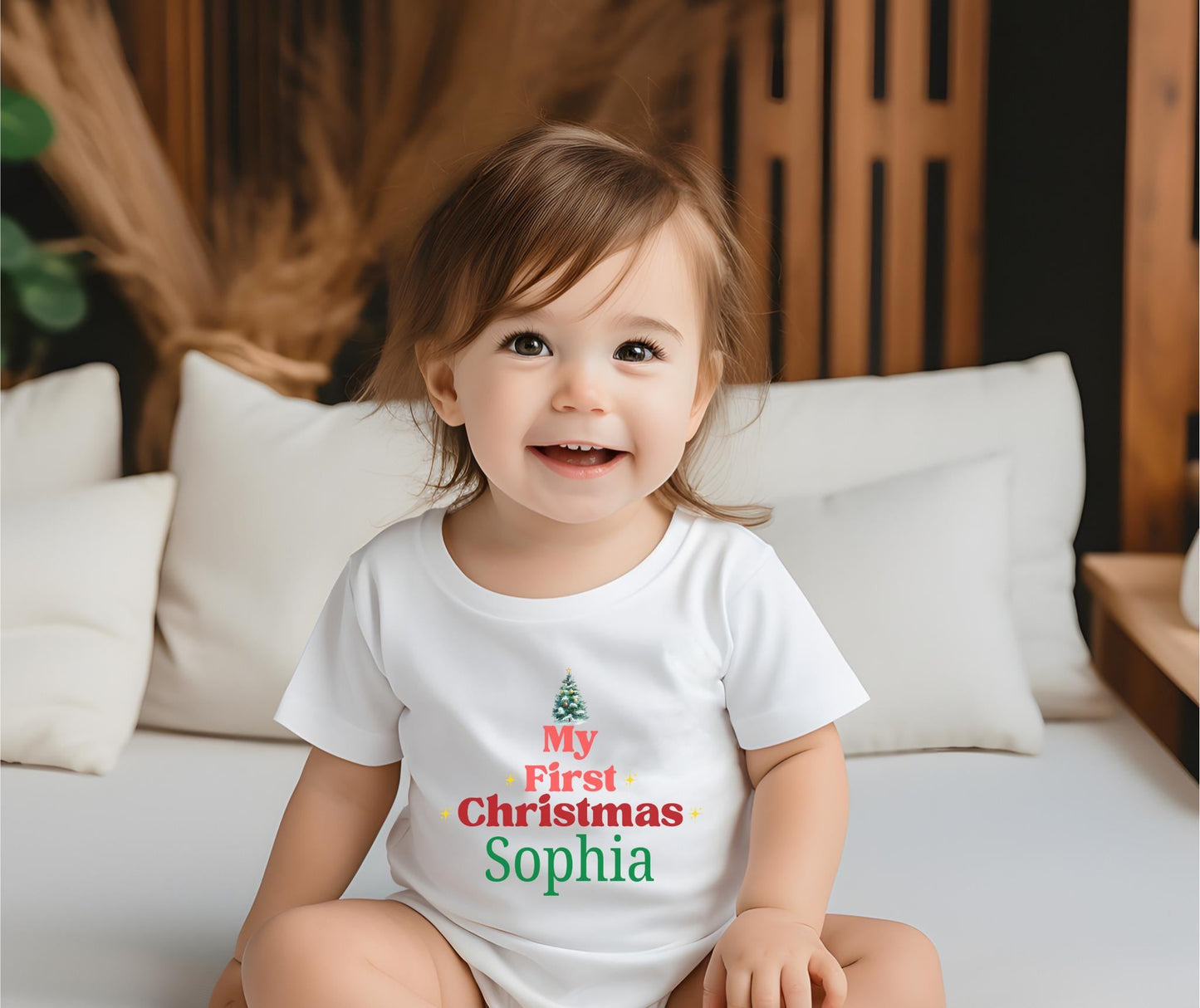 First Christmas as Family Shirt: Personalized Family Matching Outfit for Holidays