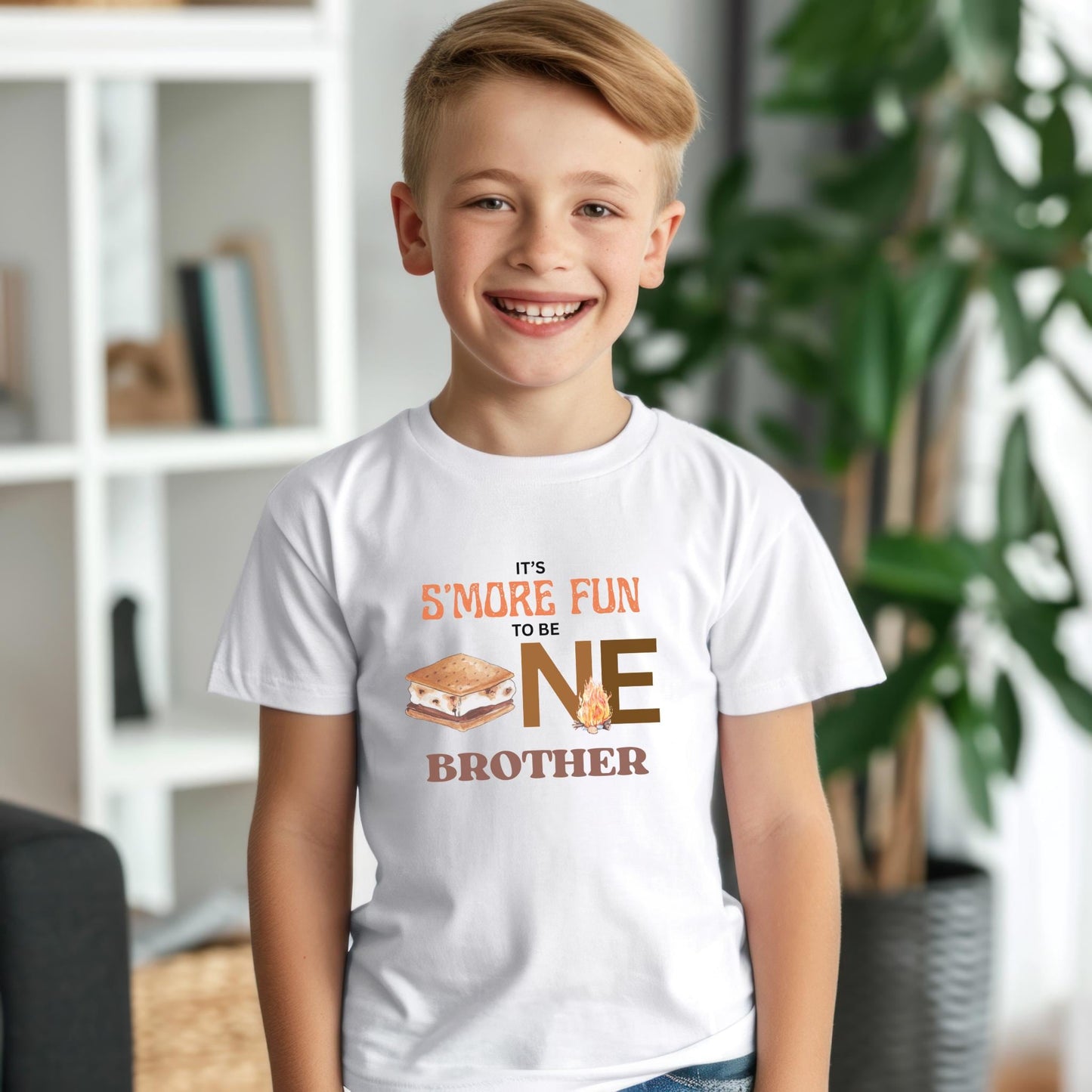 S'more Fun To Be One First Birthday Family Matching Shirts: Camping Themed 1st Birthday Outfit