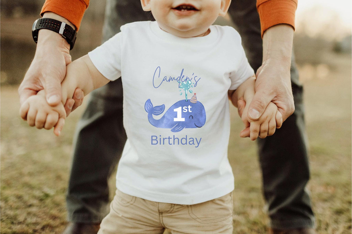 First Birthday Whale Shirt | Under The Sea 1st Birthday Outfit | Oneder The Sea Birthday | Sea Ocean Animals Birthday Party Tee