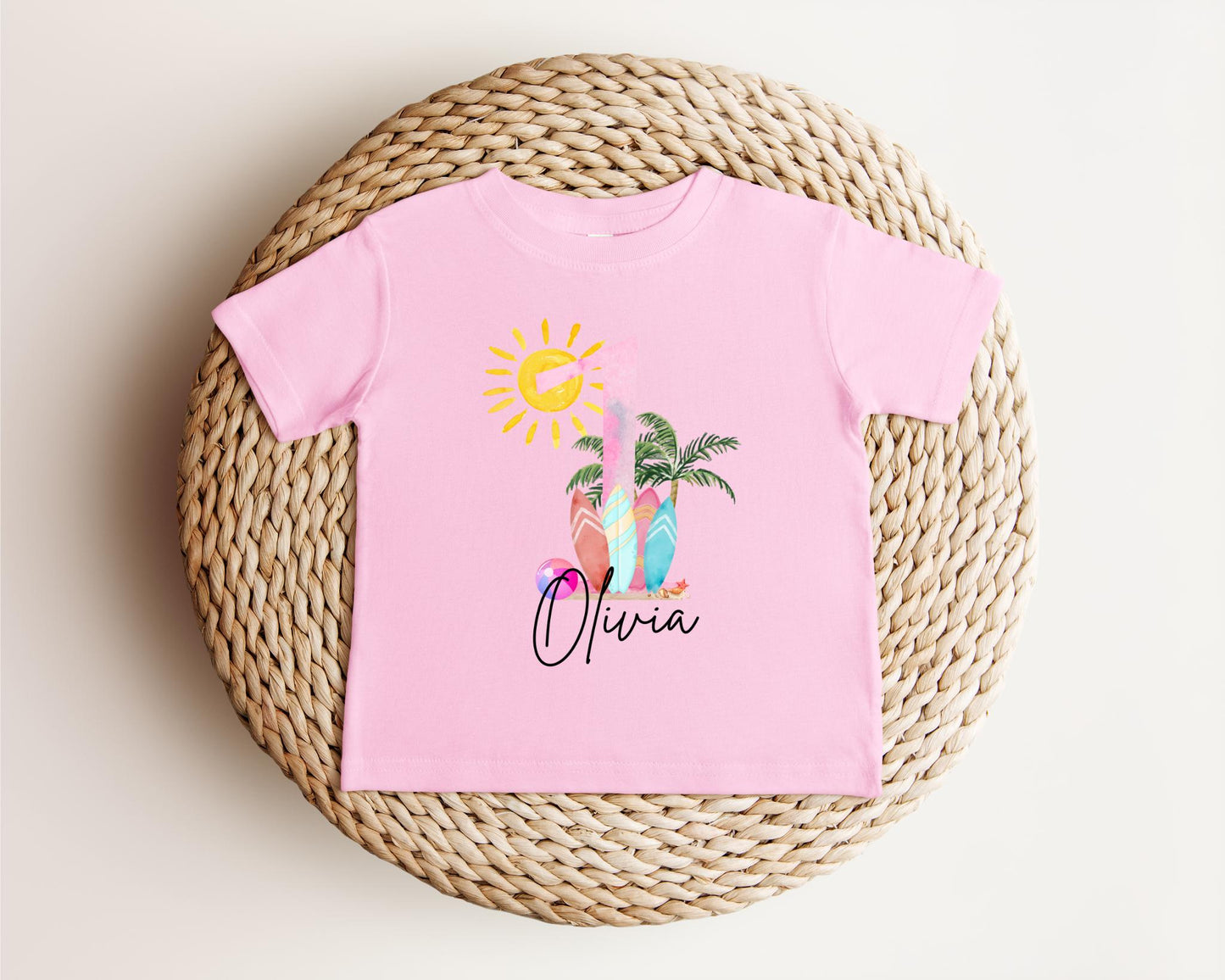 Personalized Surf First Birthday Shirt | The Big One Shirt | 1st Birthday Tee | Catch A Wave Birthday Outfit | Surfs Up