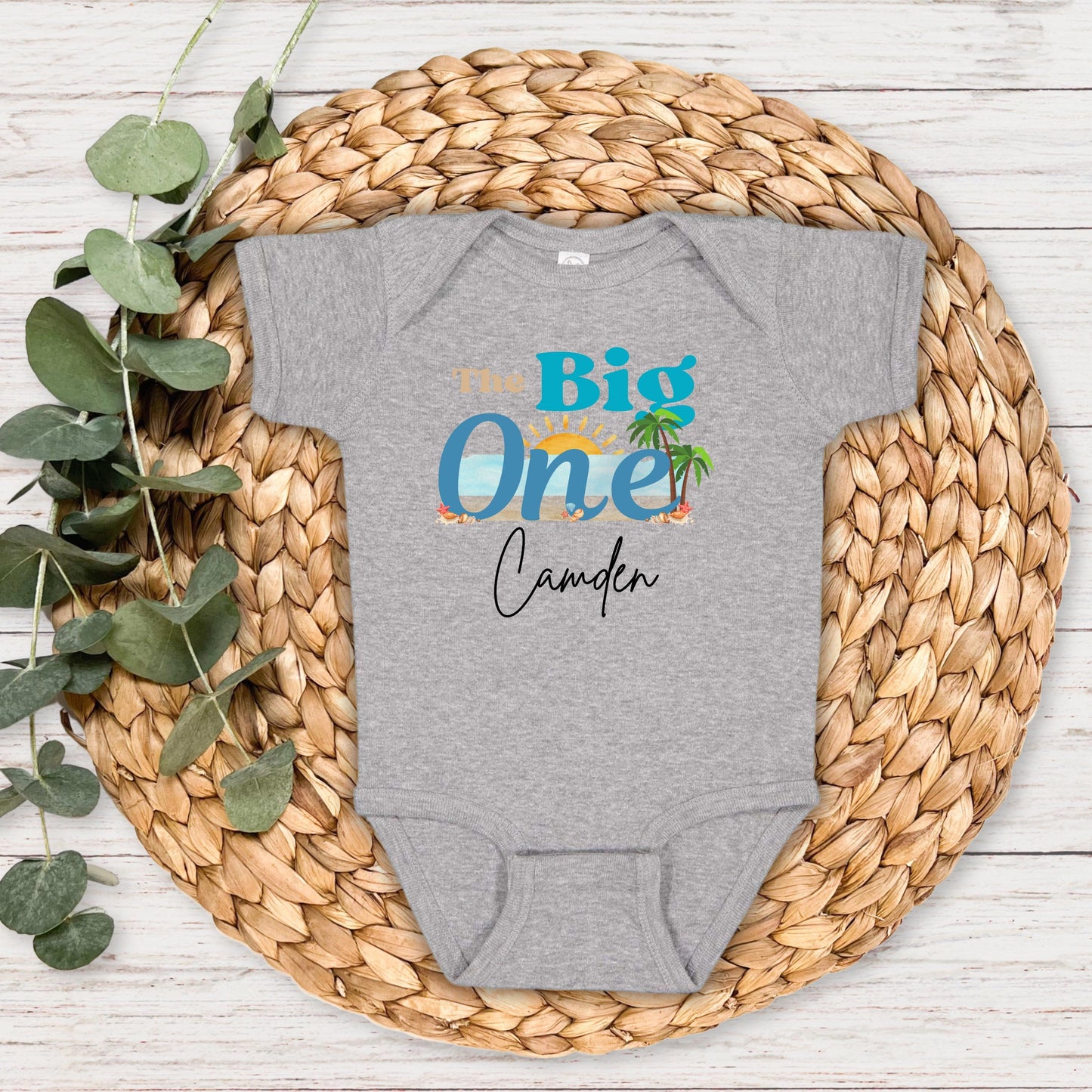 Surf First Birthday Shirt | The Big One Shirt | 1st Birthday Tee | Catch A Wave Birthday Outfit | Toddler Boy Surfer | Surfs Up Tshirt
