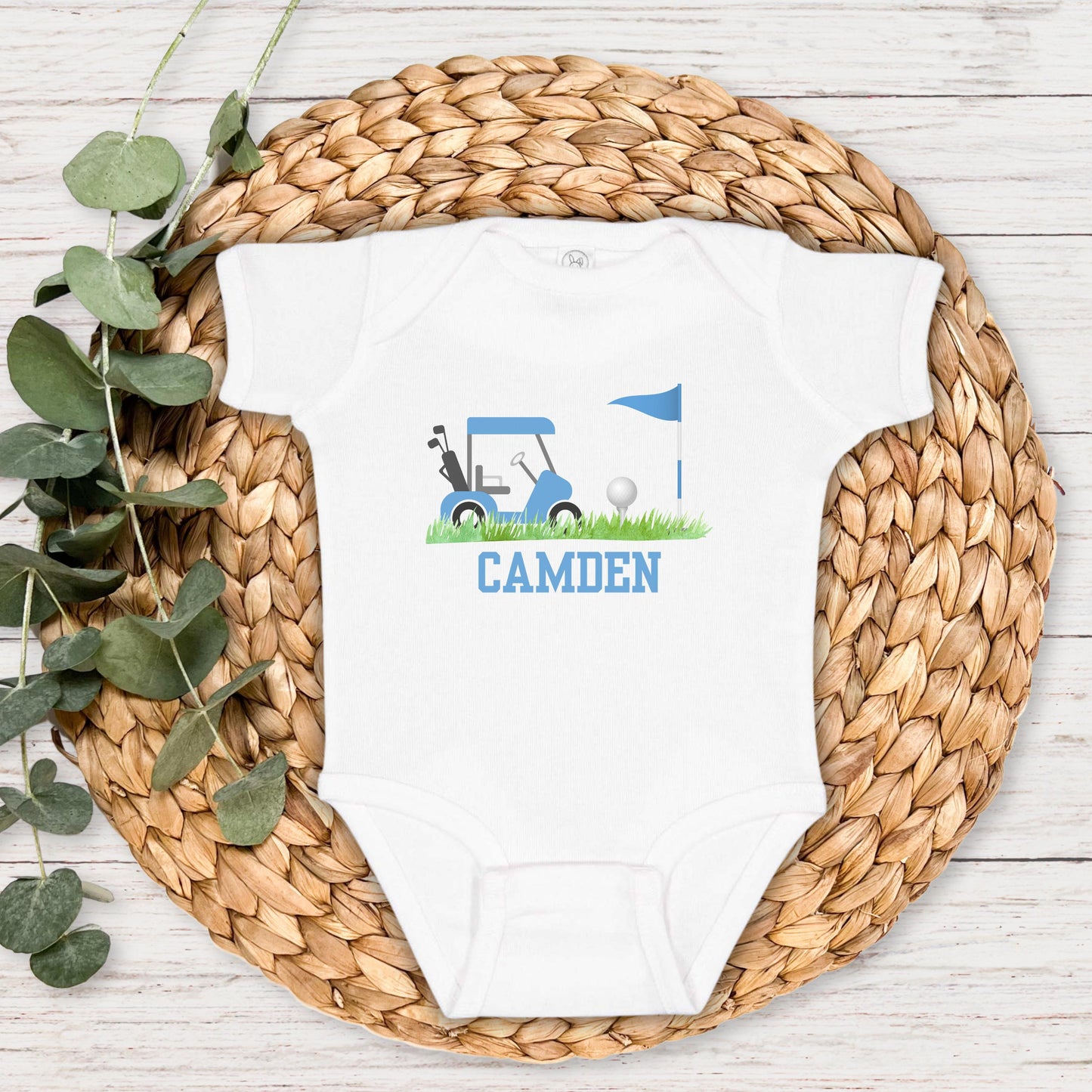 Personalized Golfing Kids Shirt | Custom Golf Boys Outift | Toddler Baby Golf Gifts | Golf Lover Tee