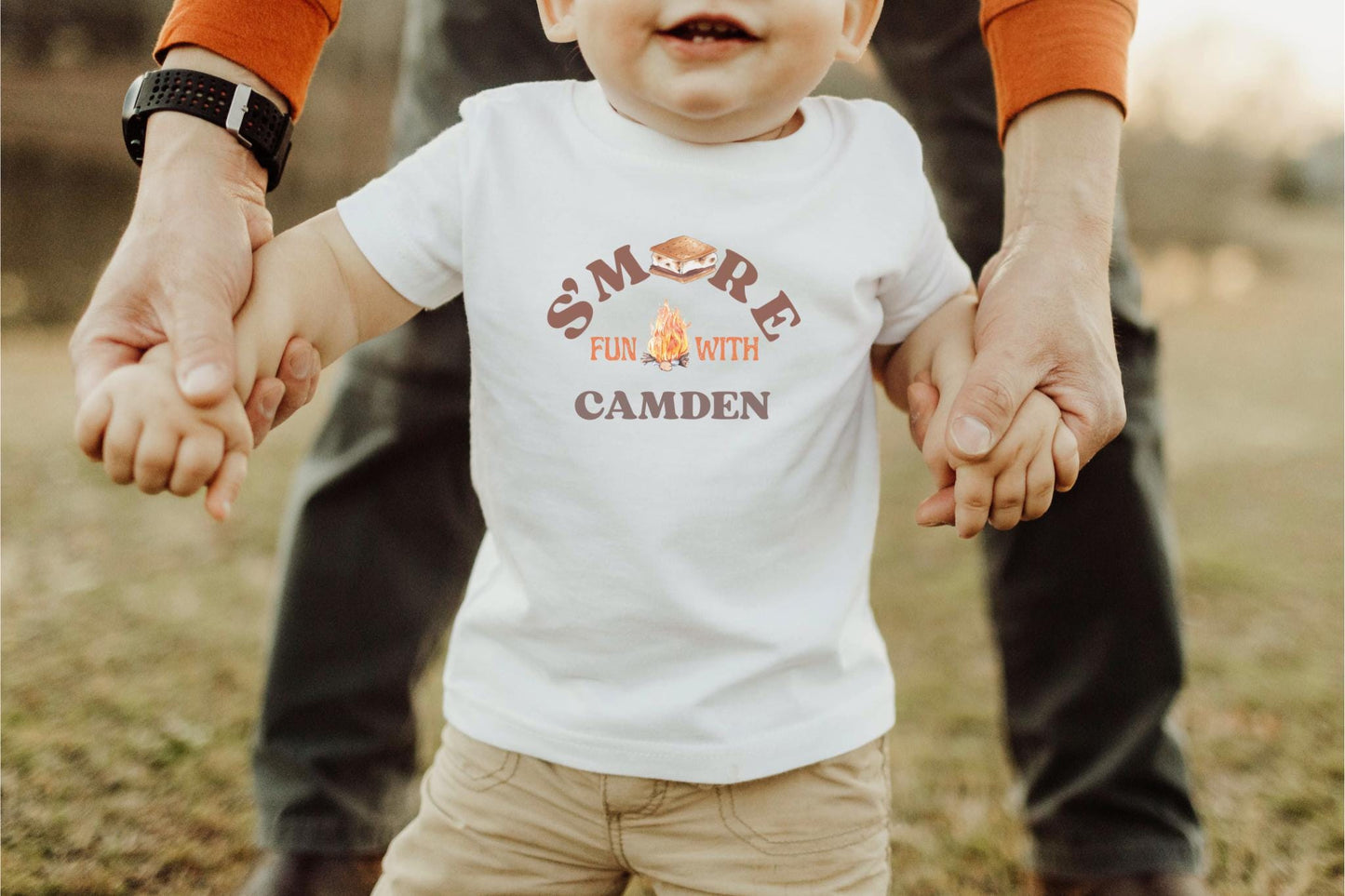 Personalized Smores Fun Matching Family Birthday Shirts | Camping Family Group Tees With Name | Any Age Birthday
