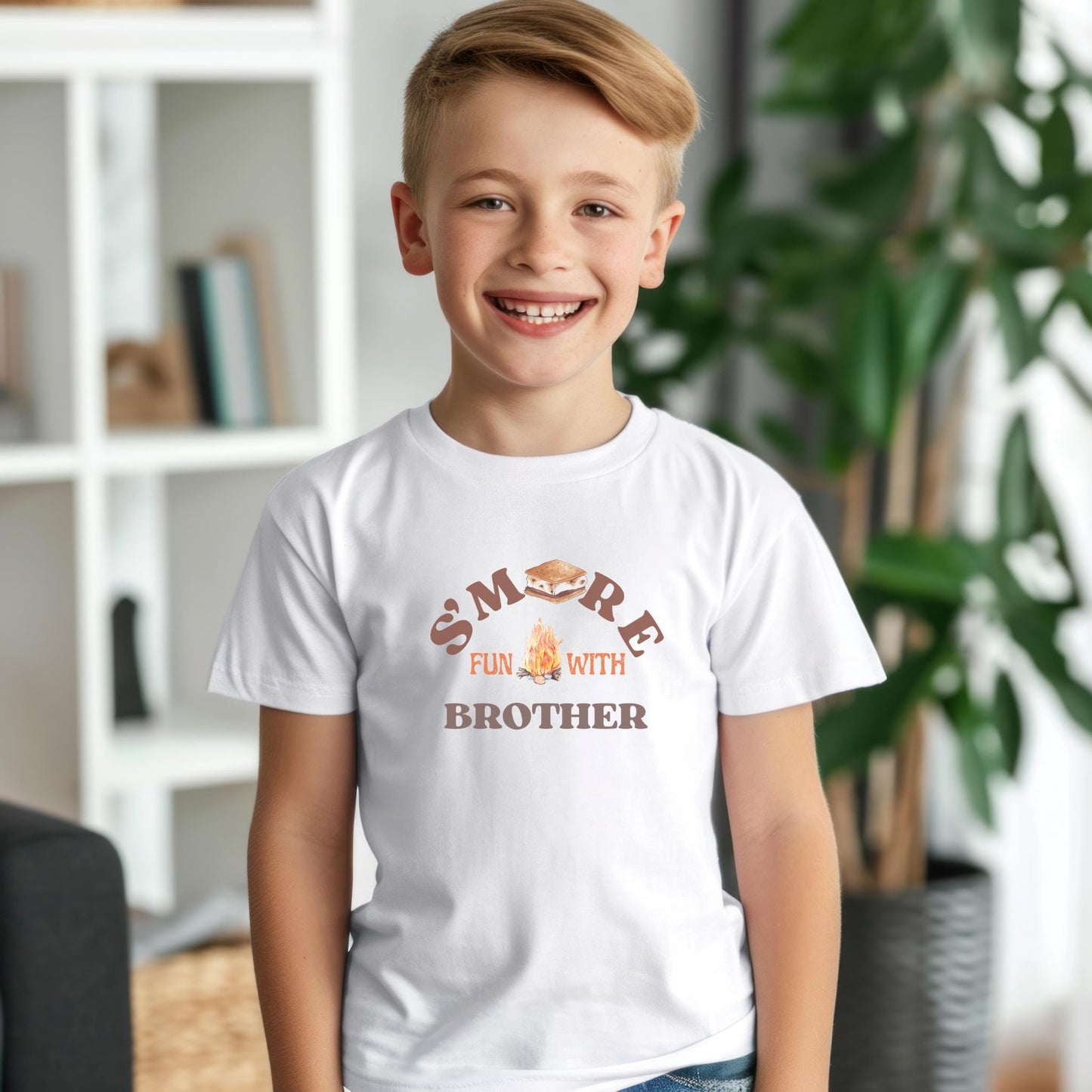 Personalized Smores Fun Matching Family Birthday Shirts | Camping Family Group Tees With Name | Any Age Birthday