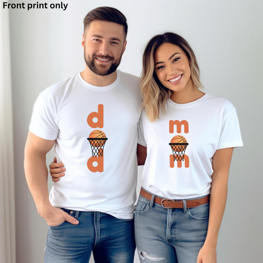 Personalized Basketball 1st Birthday Family Matching Shirt | Boys Girls First Birthday Shirt | Basketball Birthday Party Outfit