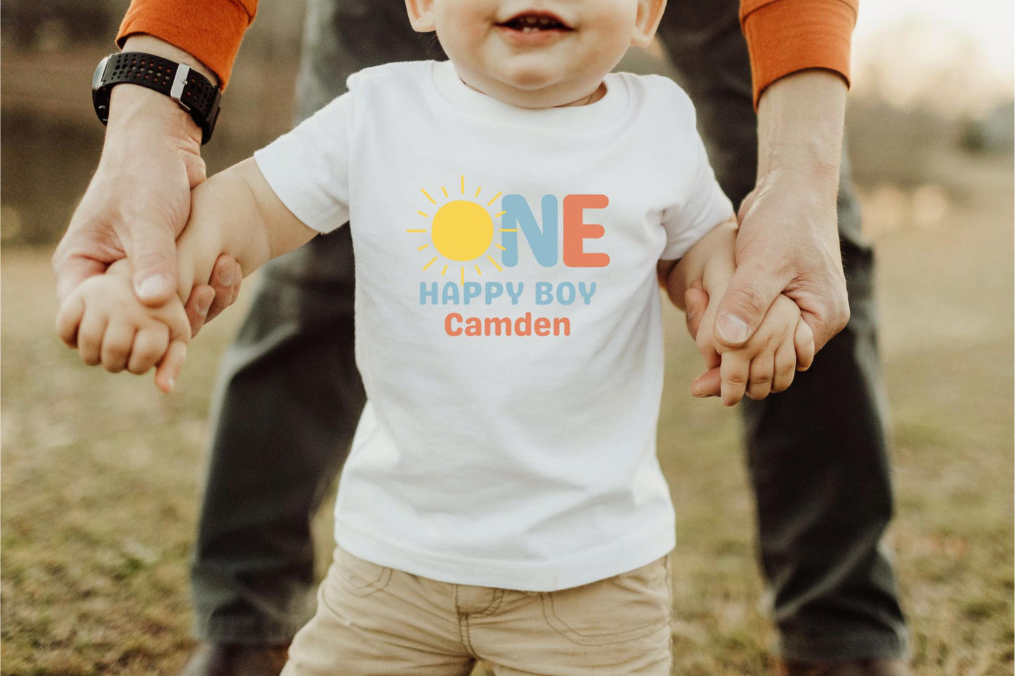 One Happy Boy First Birthday Shirt | 1st Birthday Shirt for Boy | First Trip Around the Sun Outfit