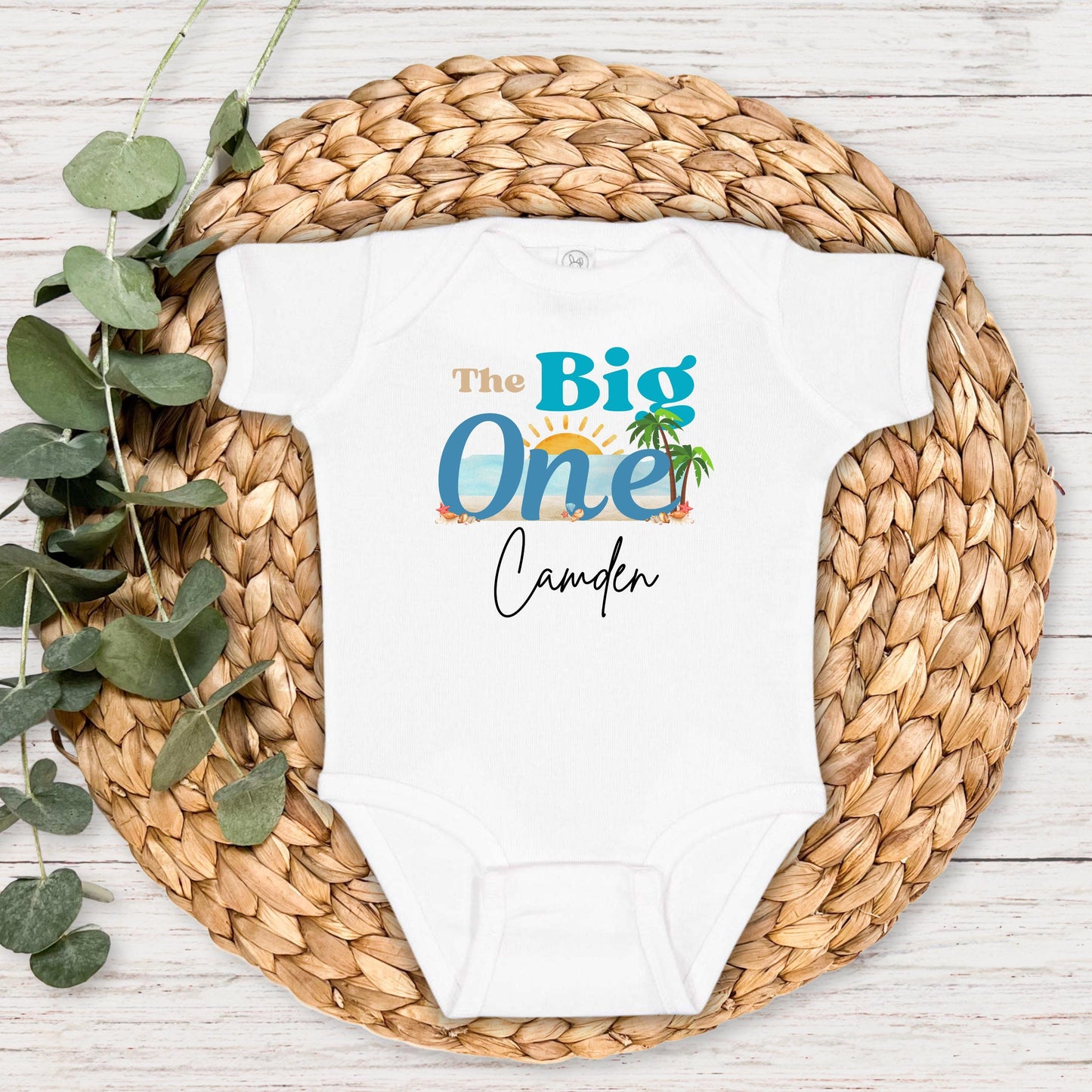 Surf First Birthday Shirt | The Big One Shirt | 1st Birthday Tee | Catch A Wave Birthday Outfit | Toddler Boy Surfer | Surfs Up Tshirt