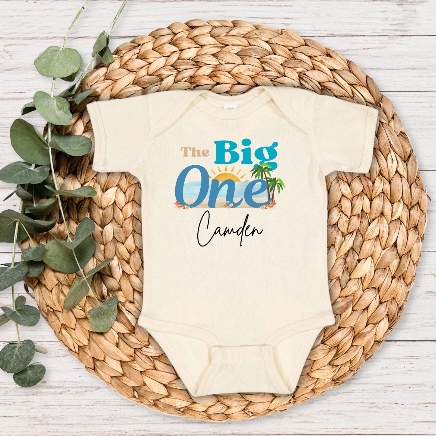 Surf First Birthday Shirt | The Big One Shirt | 1st Birthday Tee | Catch A Wave Birthday Outfit | Toddler Boy Surfer | Surfs Up Tshirt