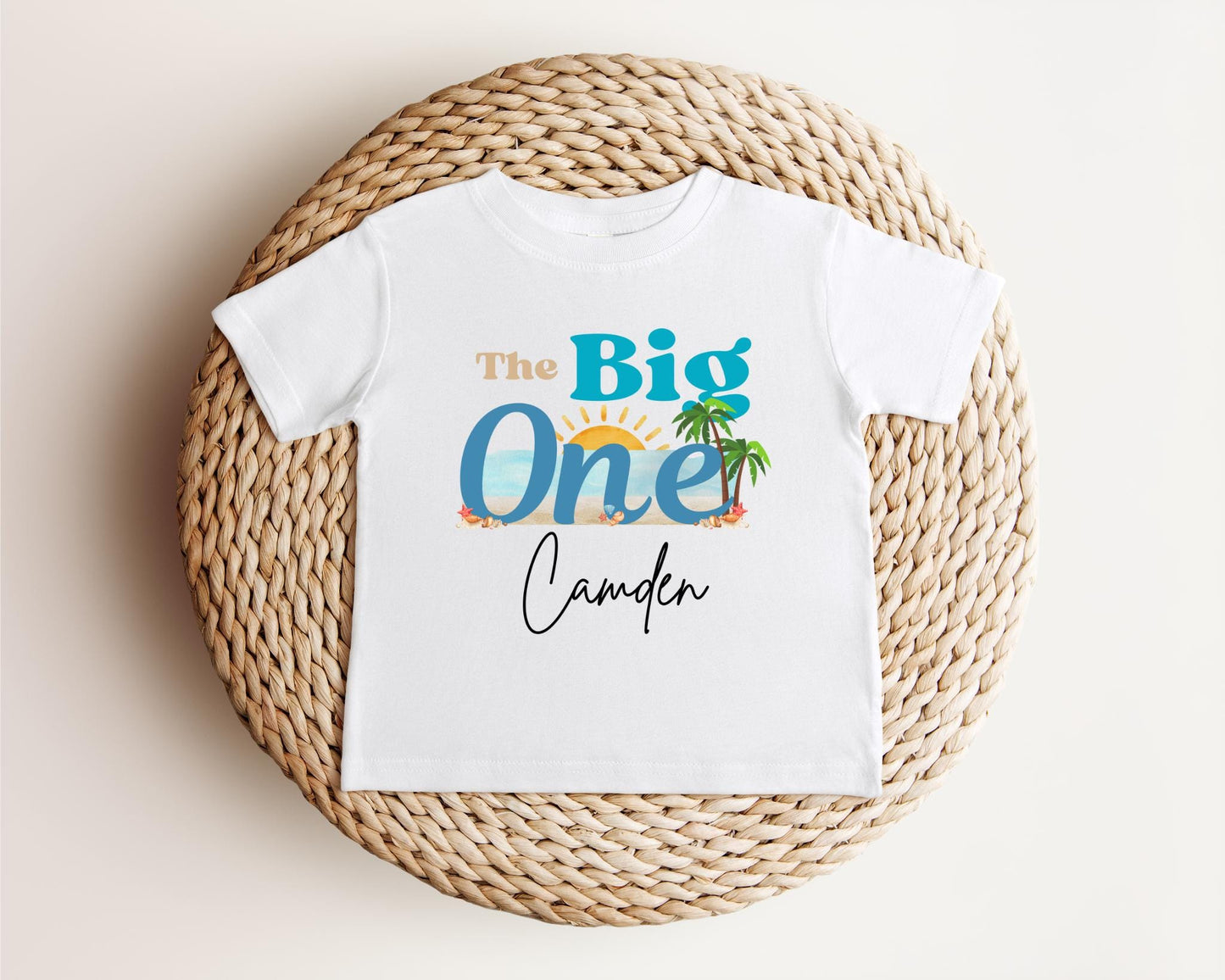 Surf First Birthday Shirt | The Big One Shirt | 1st Birthday Tee | Catch A Wave Birthday Outfit | Toddler Boy Surfer | Surfs Up Tshirt