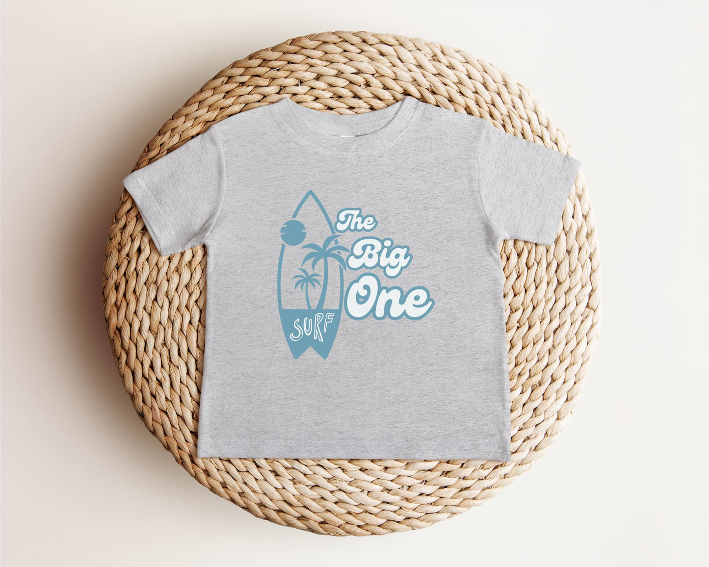 Personalized Beach Surfboard First Birthday Shirt | The Big One Boy Girl Surfing 1st Birthday Outfit