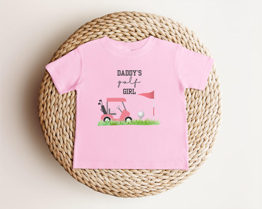 Daddy's Golfing Girl Shirt | Golf Girls Outfit | Sport Golf Tee | Father's Day Gift | Grandpa's Golfing Girl