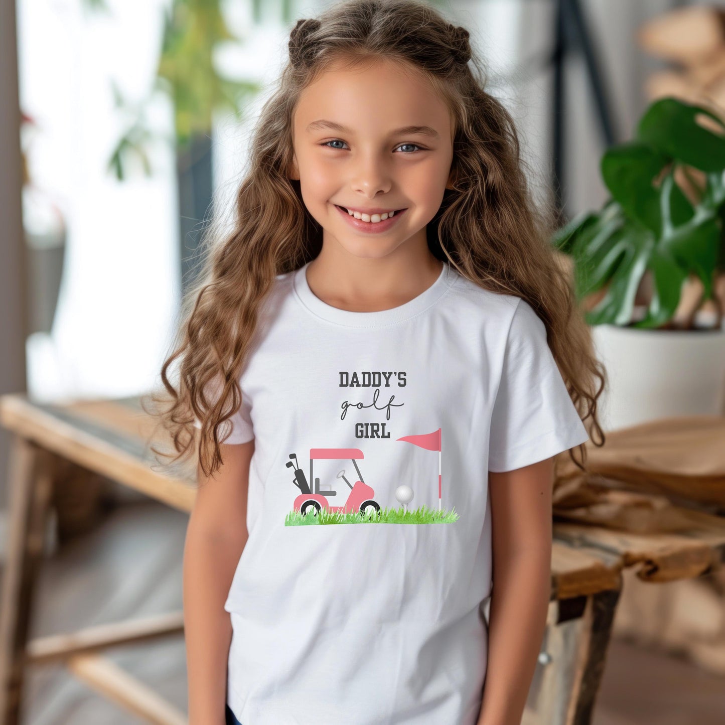 Daddy's Golfing Girl Shirt | Golf Girls Outfit | Sport Golf Tee | Father's Day Gift | Grandpa's Golfing Girl