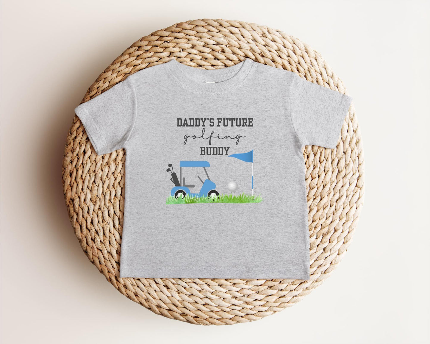 Daddy's Future Golf Buddy | Personalized Sports Outfit | Newborn Baby Shower Gift | Pregnancy Announcement to Husband | New Dad