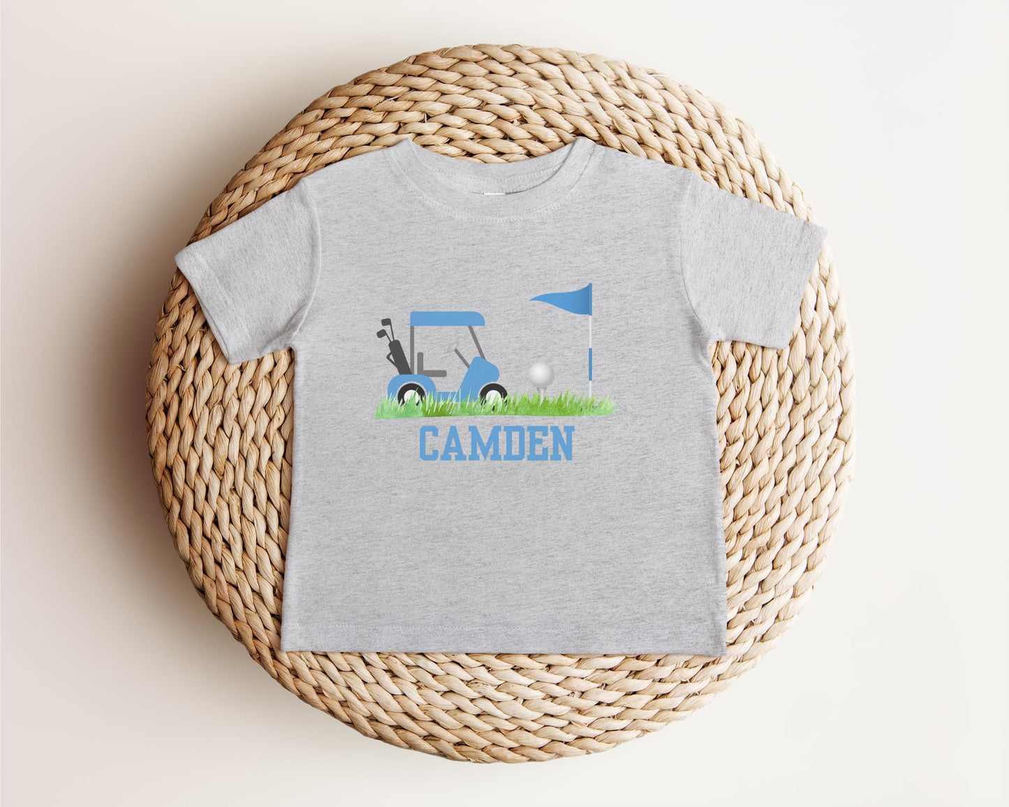 Personalized Golfing Kids Shirt | Custom Golf Boys Outift | Toddler Baby Golf Gifts | Golf Lover Tee