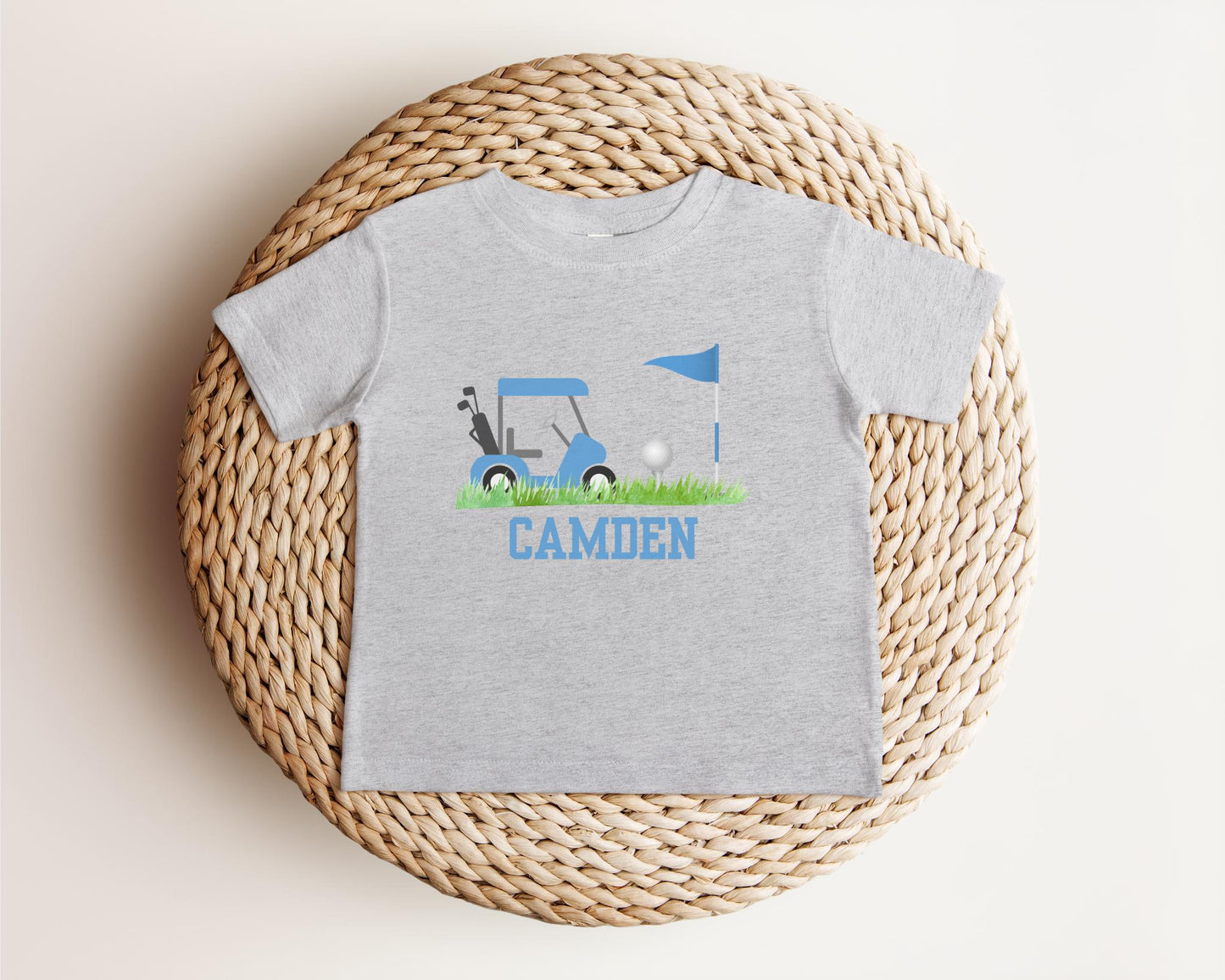 Personalized Golfing Kids Shirt | Custom Golf Boys Outift | Toddler Baby Golf Gifts | Golf Lover Tee