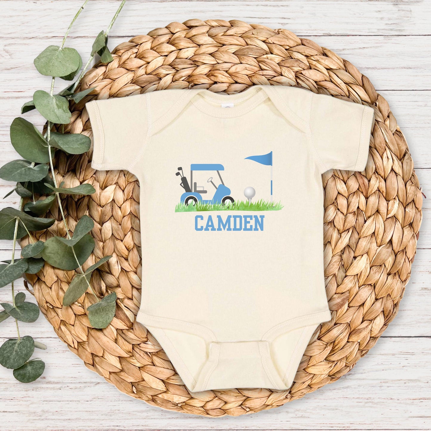 Personalized Golfing Kids Shirt | Custom Golf Boys Outift | Toddler Baby Golf Gifts | Golf Lover Tee