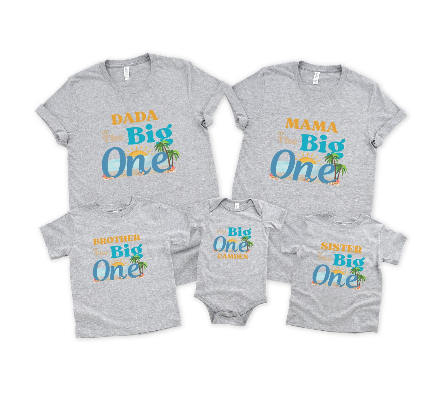 The Big One First Birthday Matching Family Shirts | Surf First Birthday Shirt | 1st Birthday Tee | Catch A Wave Birthday Outfit | Surfs Up