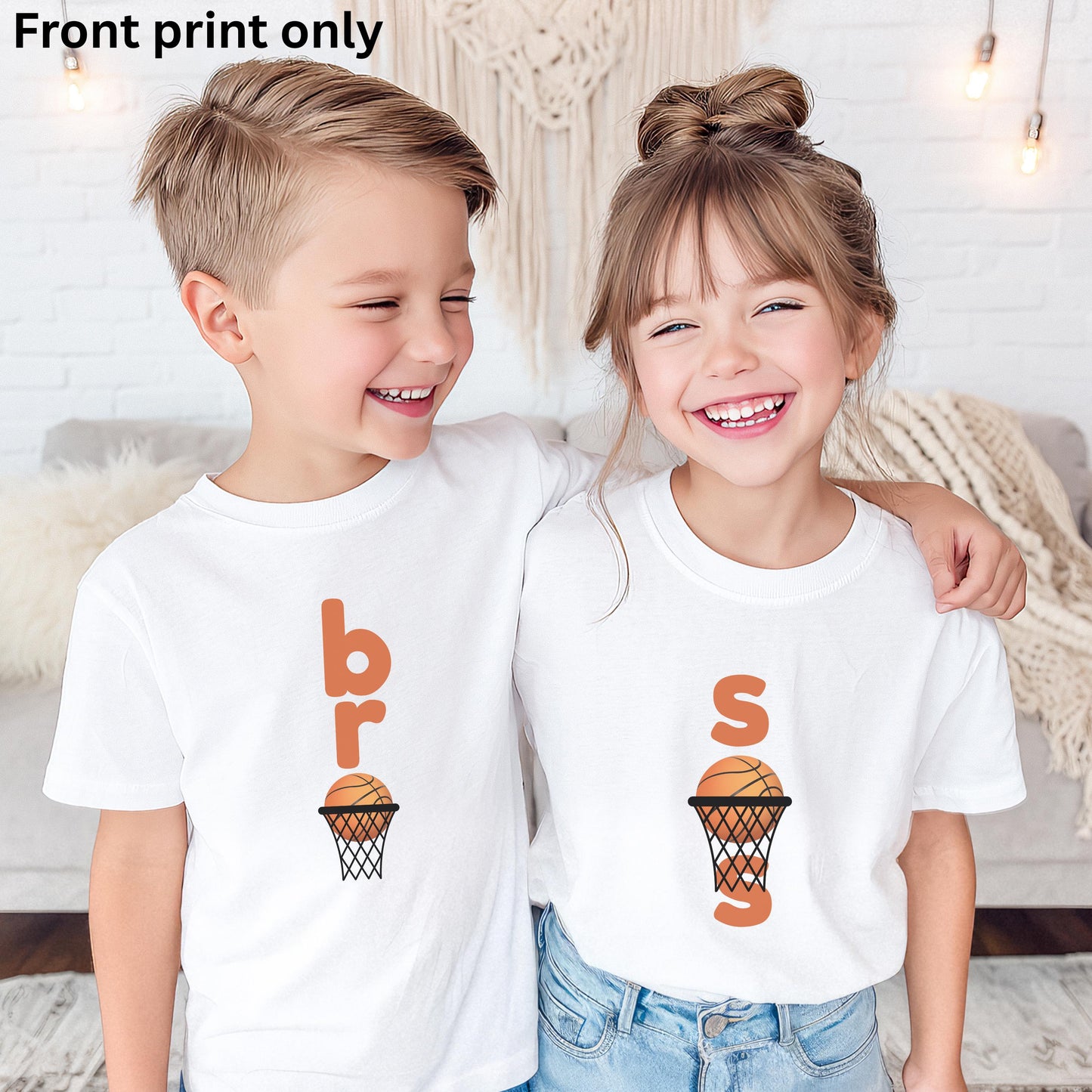 Personalized Basketball 1st Birthday Family Matching Shirt | Boys Girls First Birthday Shirt | Basketball Birthday Party Outfit