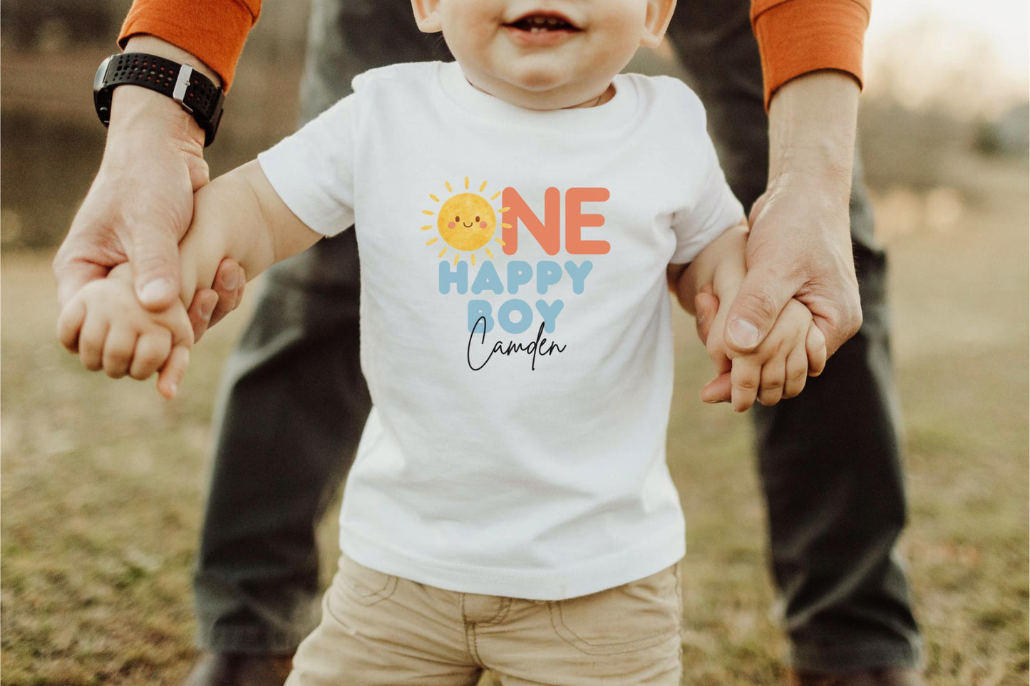 One Happy Boy First Birthday Shirt | 1st Birthday Shirt for Boy | First Trip Around the Sun Outfit