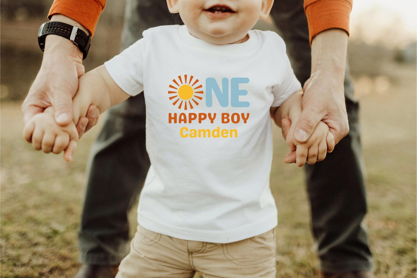 One Happy Boy First Birthday Shirt | 1st Birthday Shirt for Boy | First Trip Around the Sun Outfit