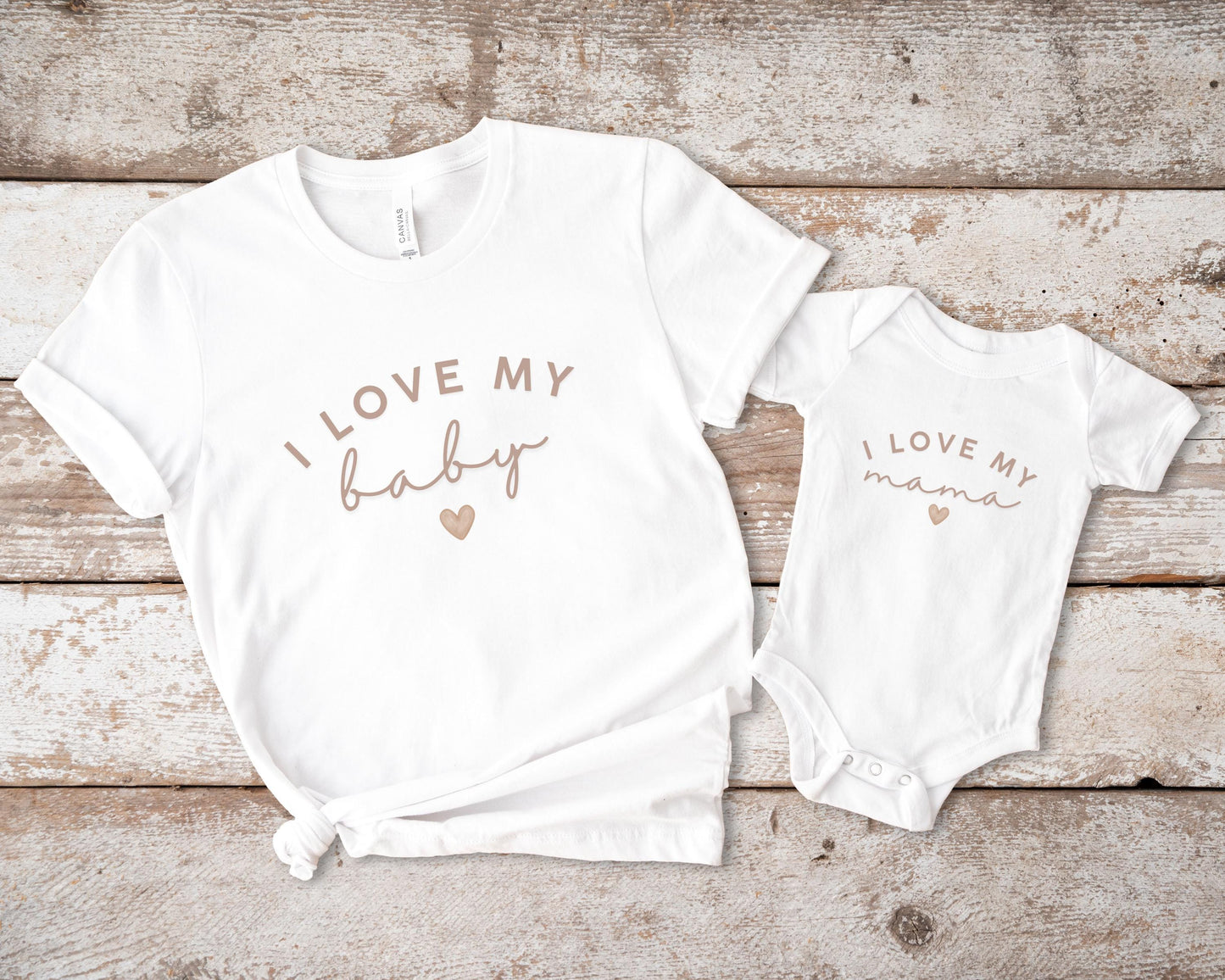 I Love My Mama Baby Shirt | Mama Mini Outfit | Mother's Day Gift