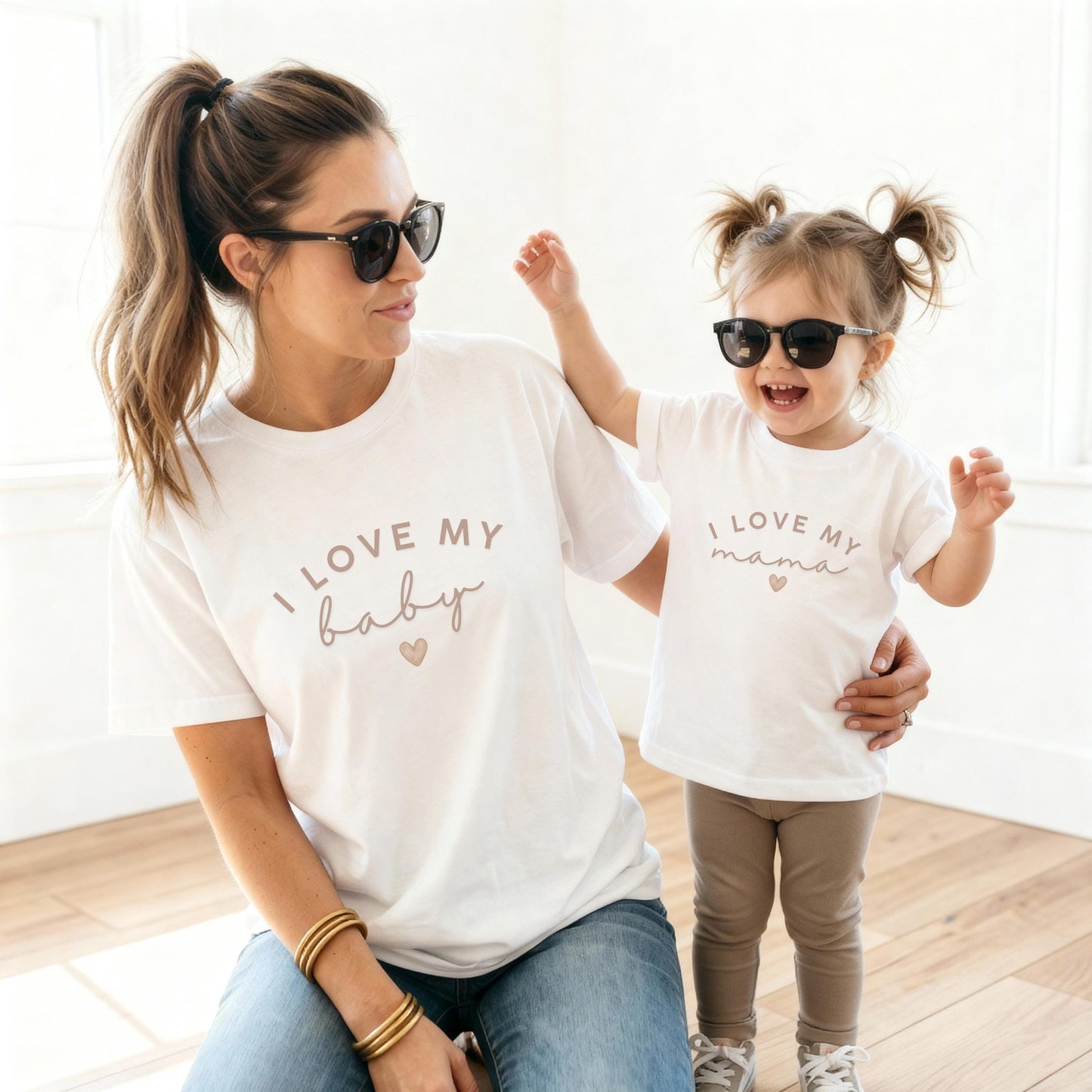 I Love My Mama Baby Shirt | Mama Mini Outfit | Mother's Day Gift