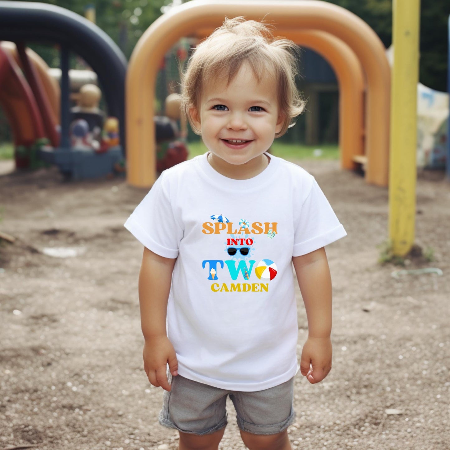Splash Into Two Pool Party Theme Matching Family Birthday Shirts | 2nd Birthday Outfit | Summer Swimming Pad Second Birthday