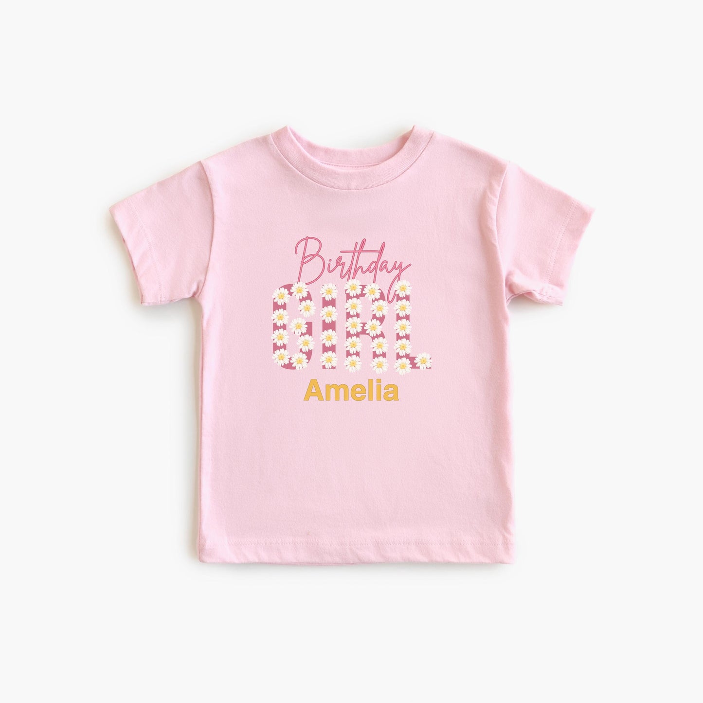 Birthday Girl Daisy Shirt: Daisy Retro Flower Birthday