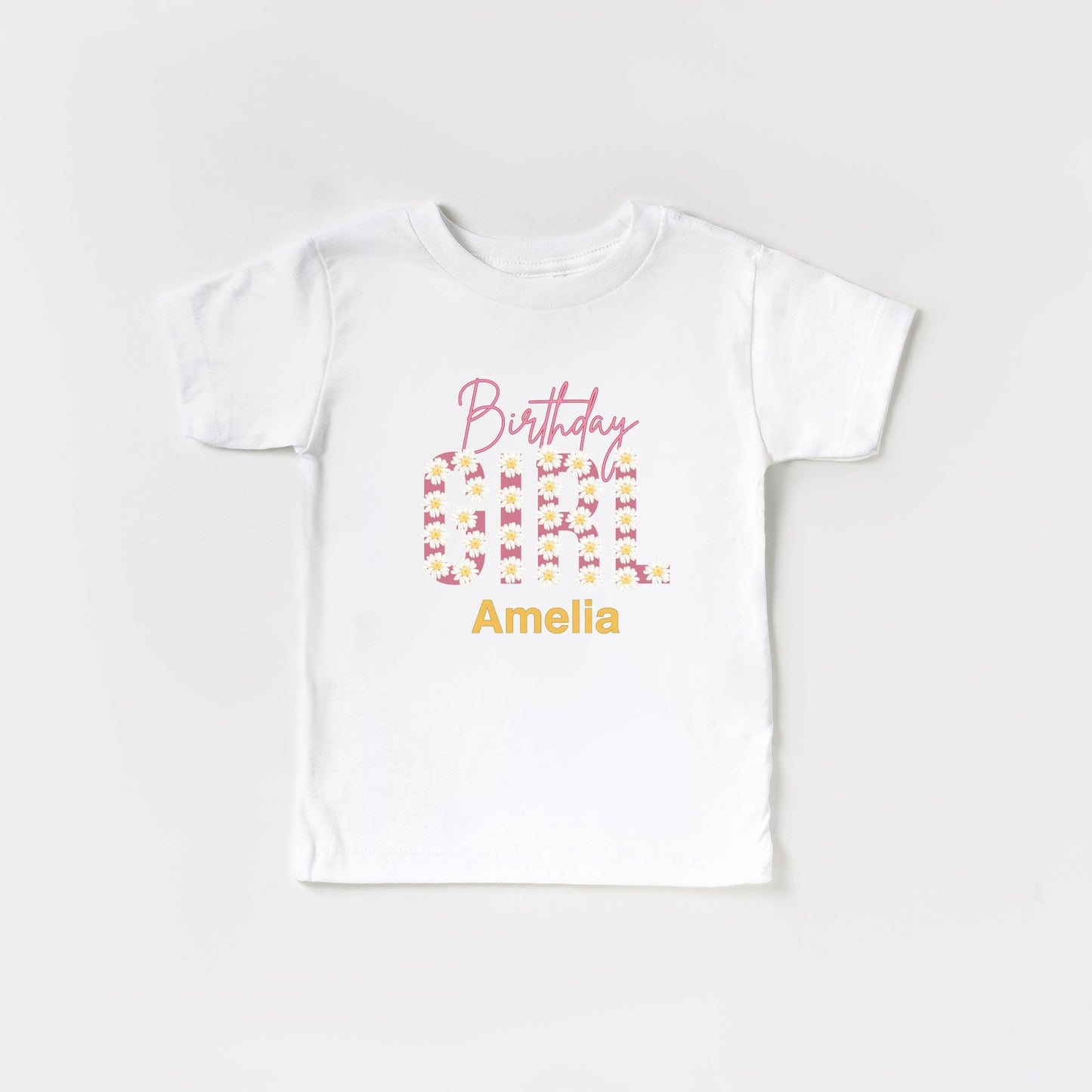 Birthday Girl Daisy Shirt: Daisy Retro Flower Birthday
