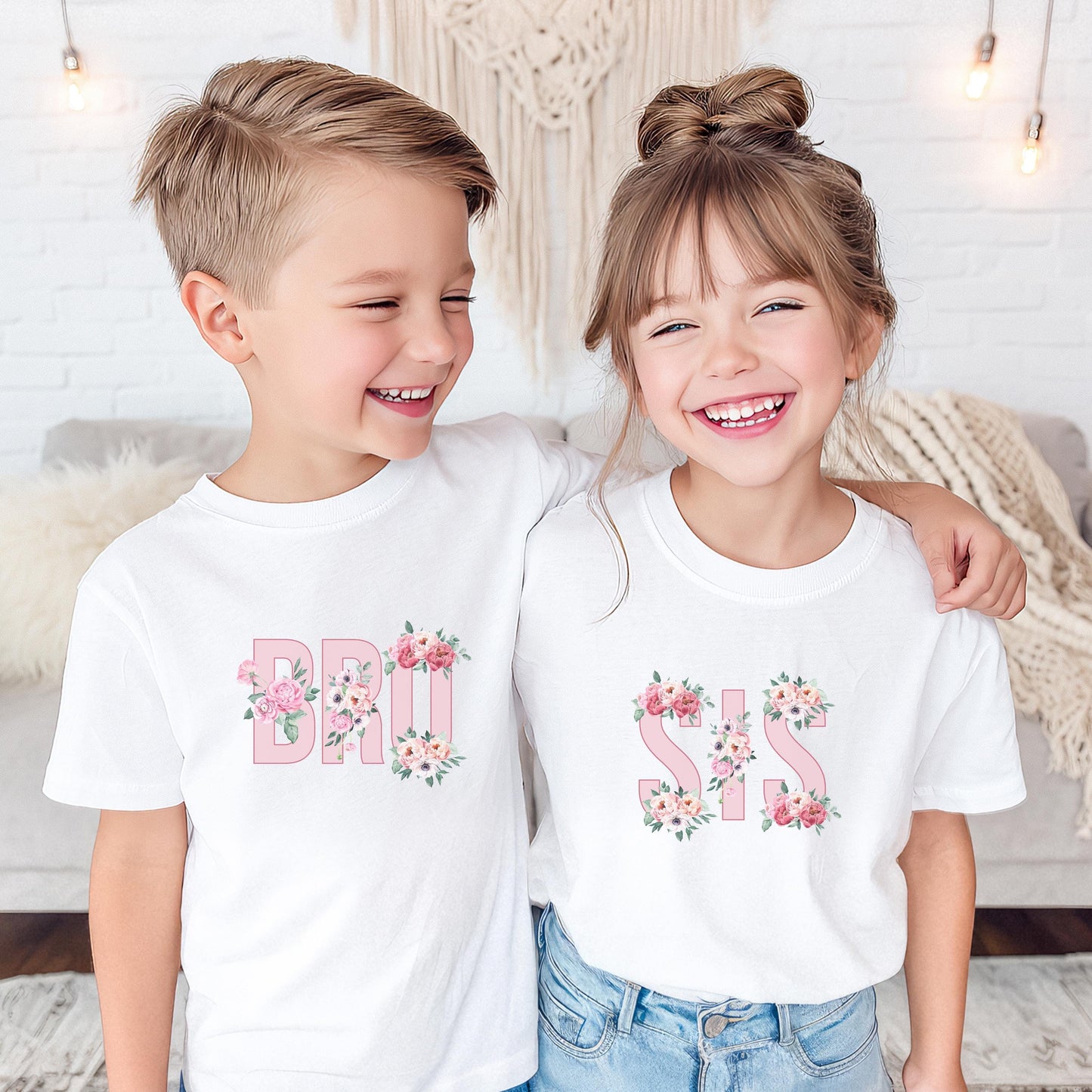 Peony First Birthday Family Matching Shirts: Girl 1st Birthday Floral Spring Summer Outfit