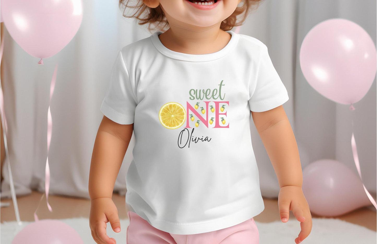 Lemon First Birthday Shirt: Sweet One 1st Birthday Citrus Themed Party Outfit