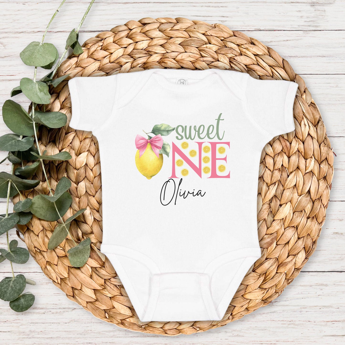 Lemon First Birthday Shirt: Sweet One 1st Birthday Citrus Themed Party Outfit