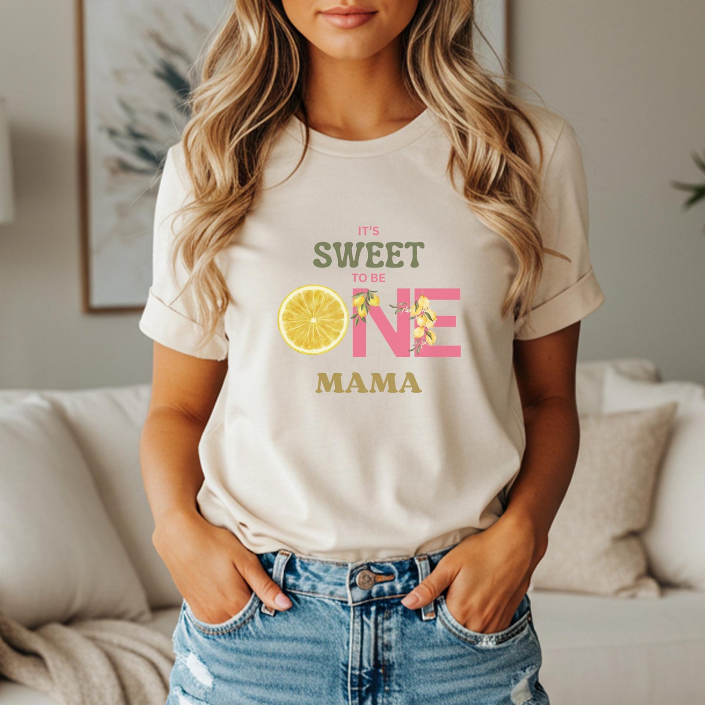 Personalized Lemon First Birthday Matching Family Shirts: Sweet One 1st Birthday Citrus Themed Party Outfit