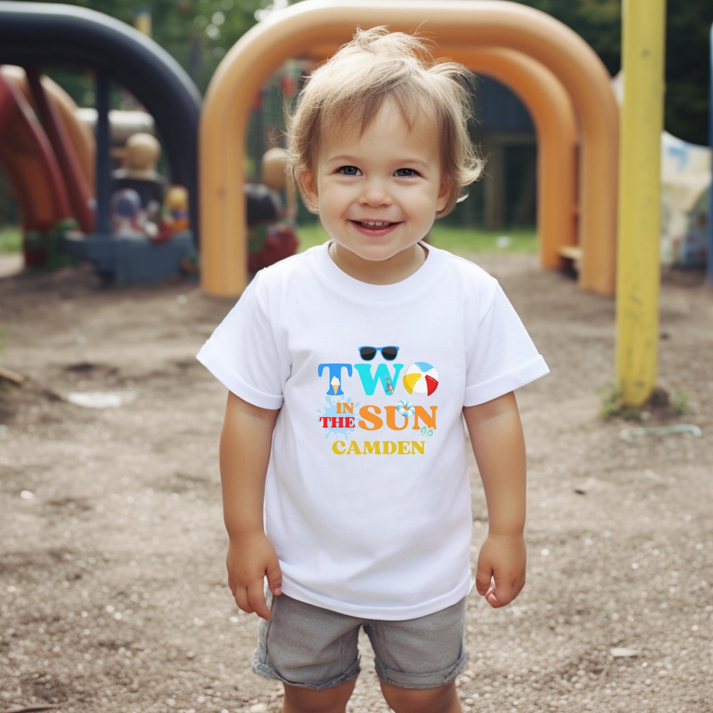 Two In The Sun Pool Party Theme Matching Family Birthday Shirts | 2nd Birthday Outfit for Girl or Boy | Summer Swimming Pool Second Birthday