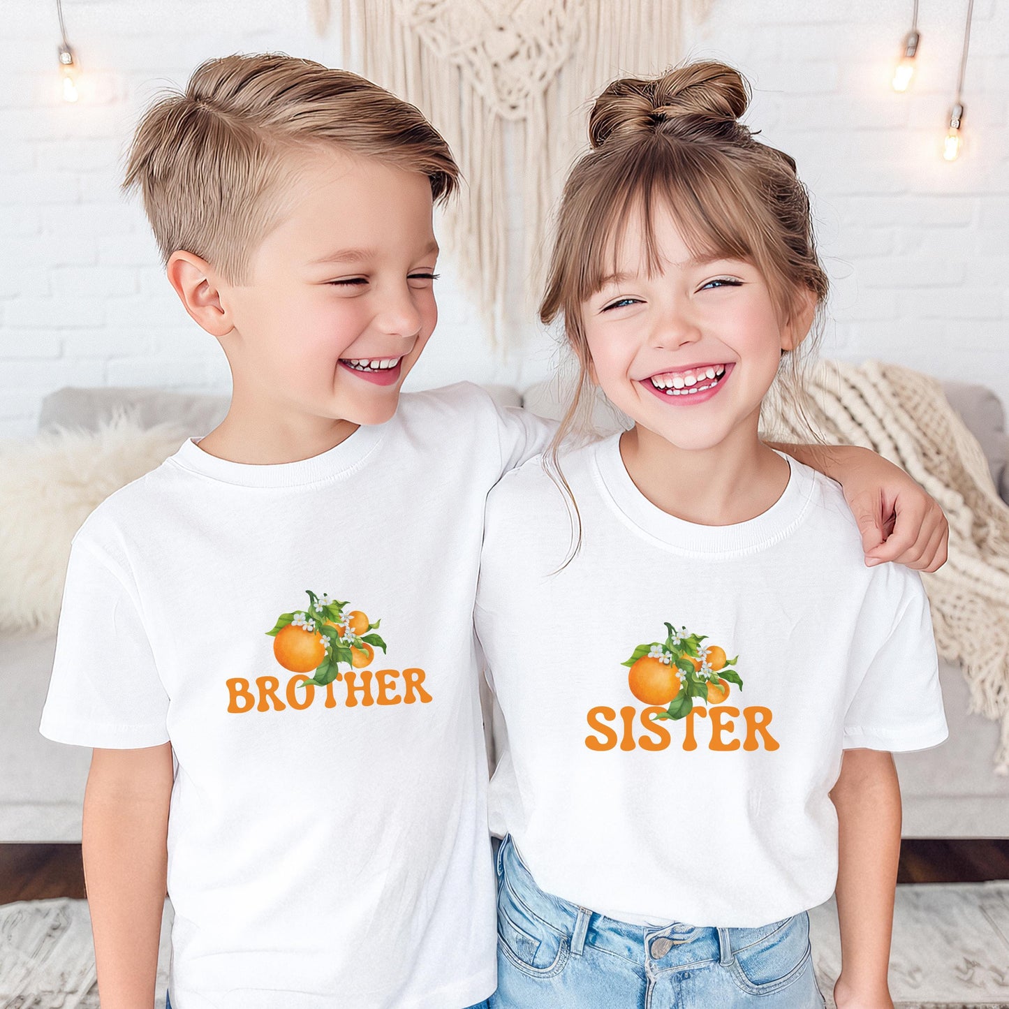 Personalized Orange Clementine Themed First Birthday Family Matching Shirts: Citrus 1st Birthday Party Outfit