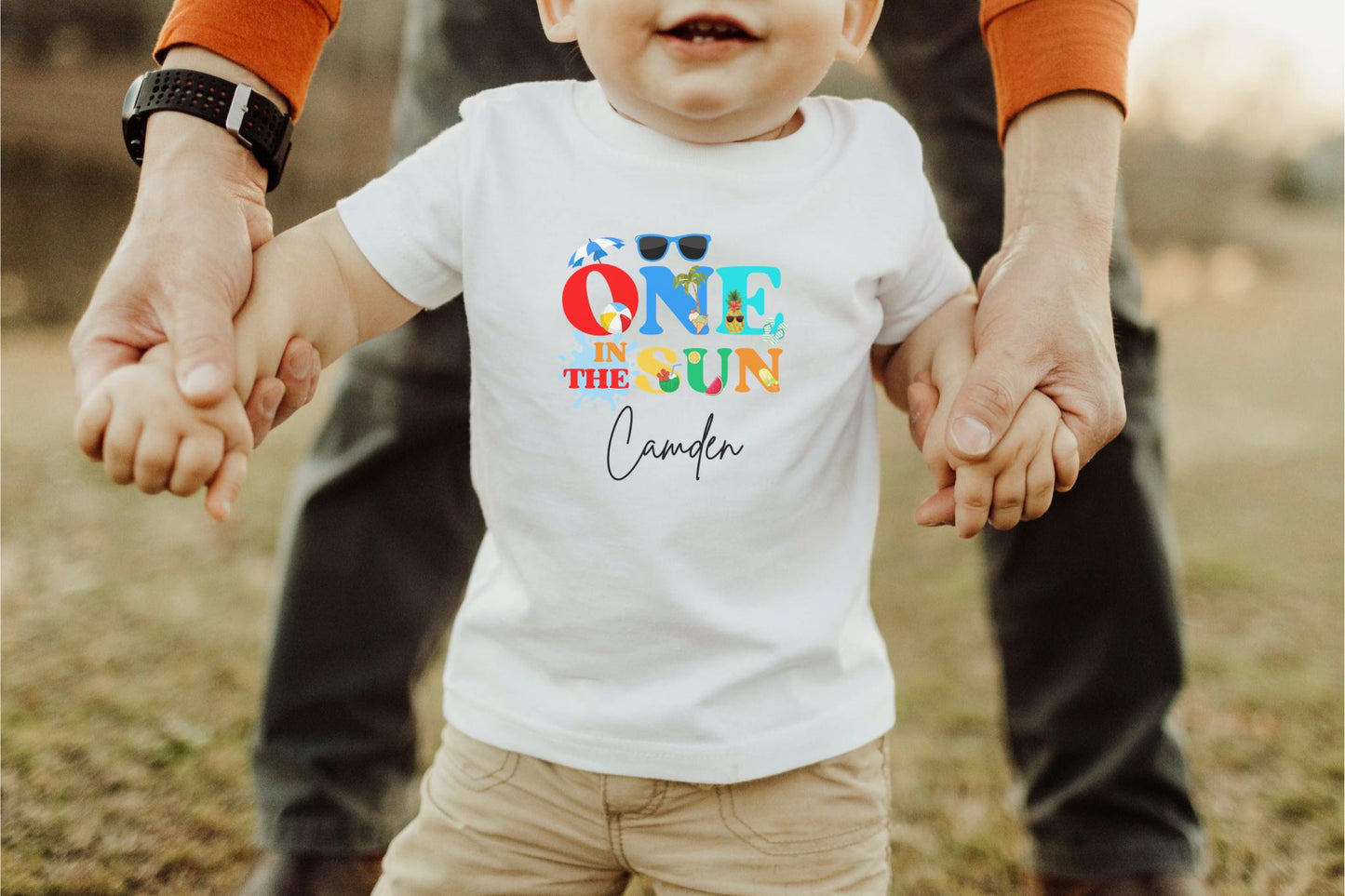 One in the Sun First Birthday Shirt: Summer 1st Birthday Beach Pool Party Outfit