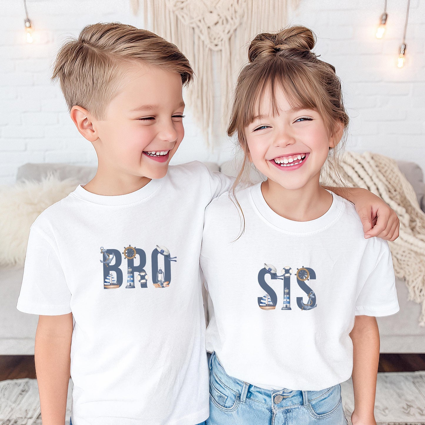 Nautical Sailing First Birthday Family Matching Shirts: Sailing Into One 1st Birthday Party Outfits