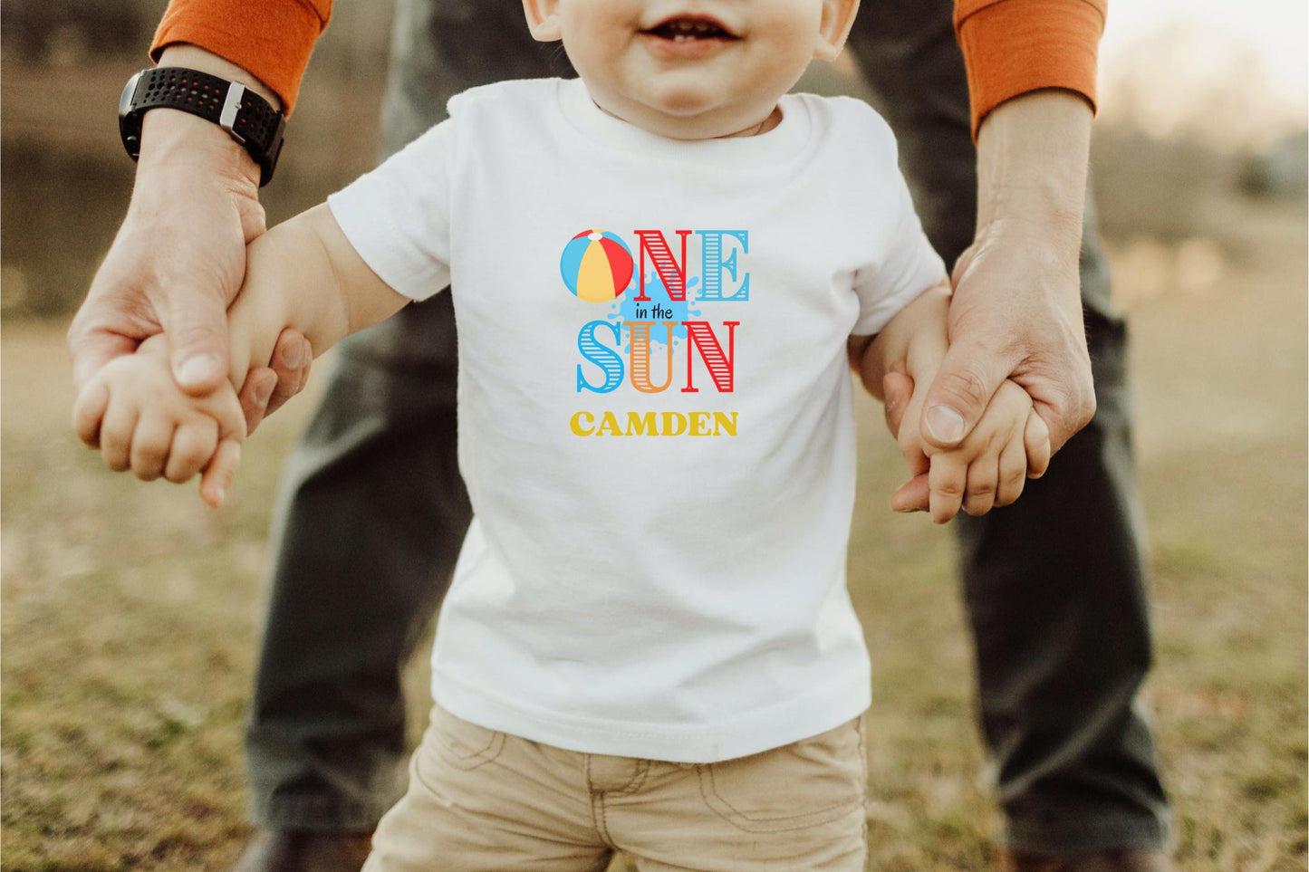 One in the Sun First Birthday Family Matching Shirts: Summer 1st Birthday Beach Pool Party Outfit