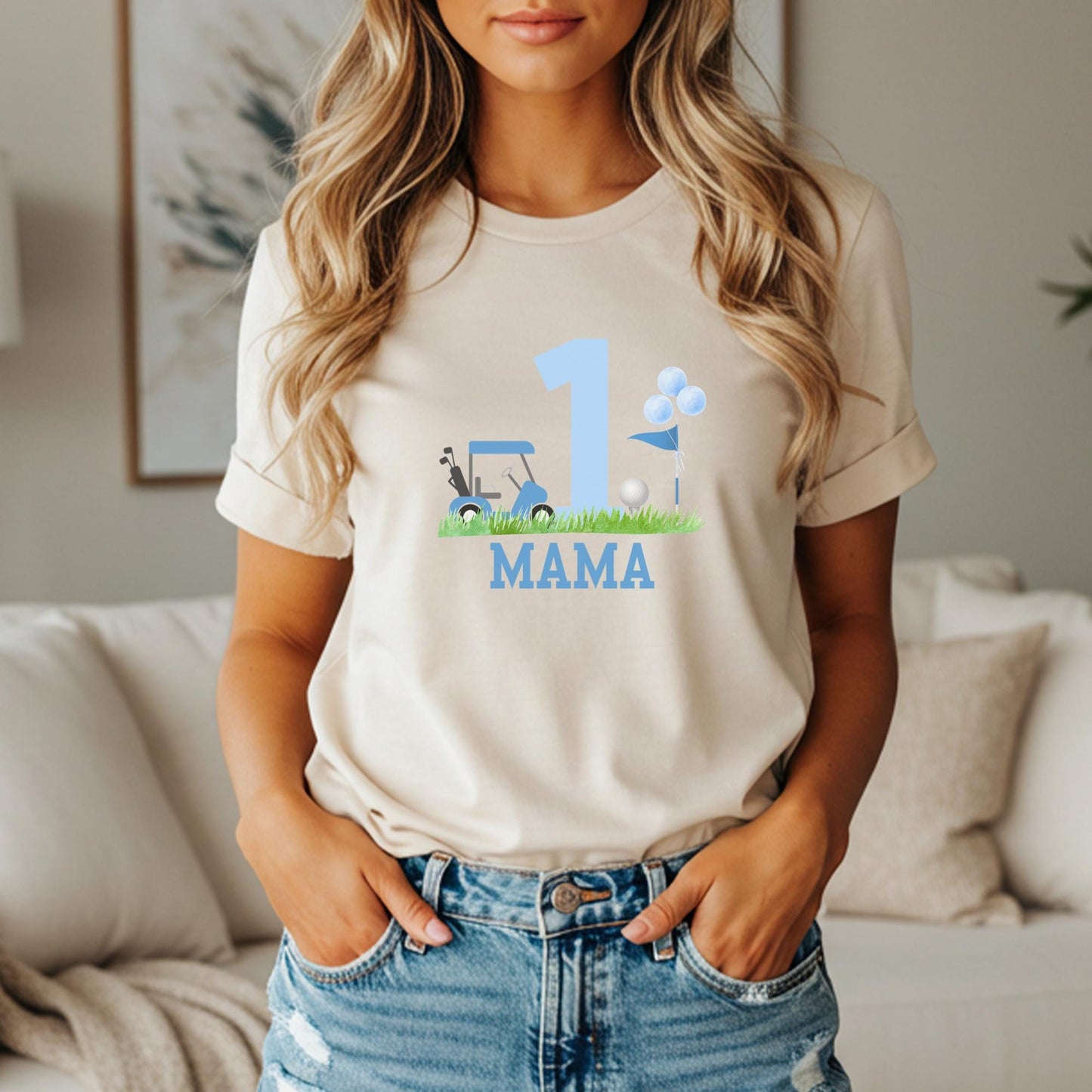 Golf First Birthday Family Matching Shirts: Hole in One 1st Birthday Party Outfit