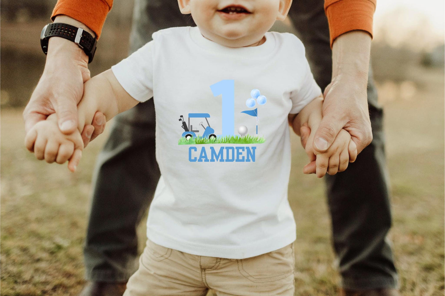 Golf First Birthday Family Matching Shirts: Hole in One 1st Birthday Party Outfit