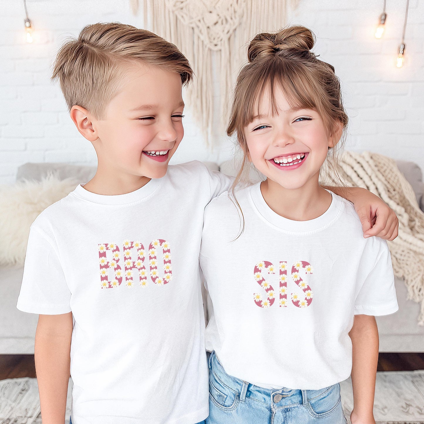 Daisy Themed First Birthday Matching Family Shirts: Girls Floral 1st Birthday Outfit