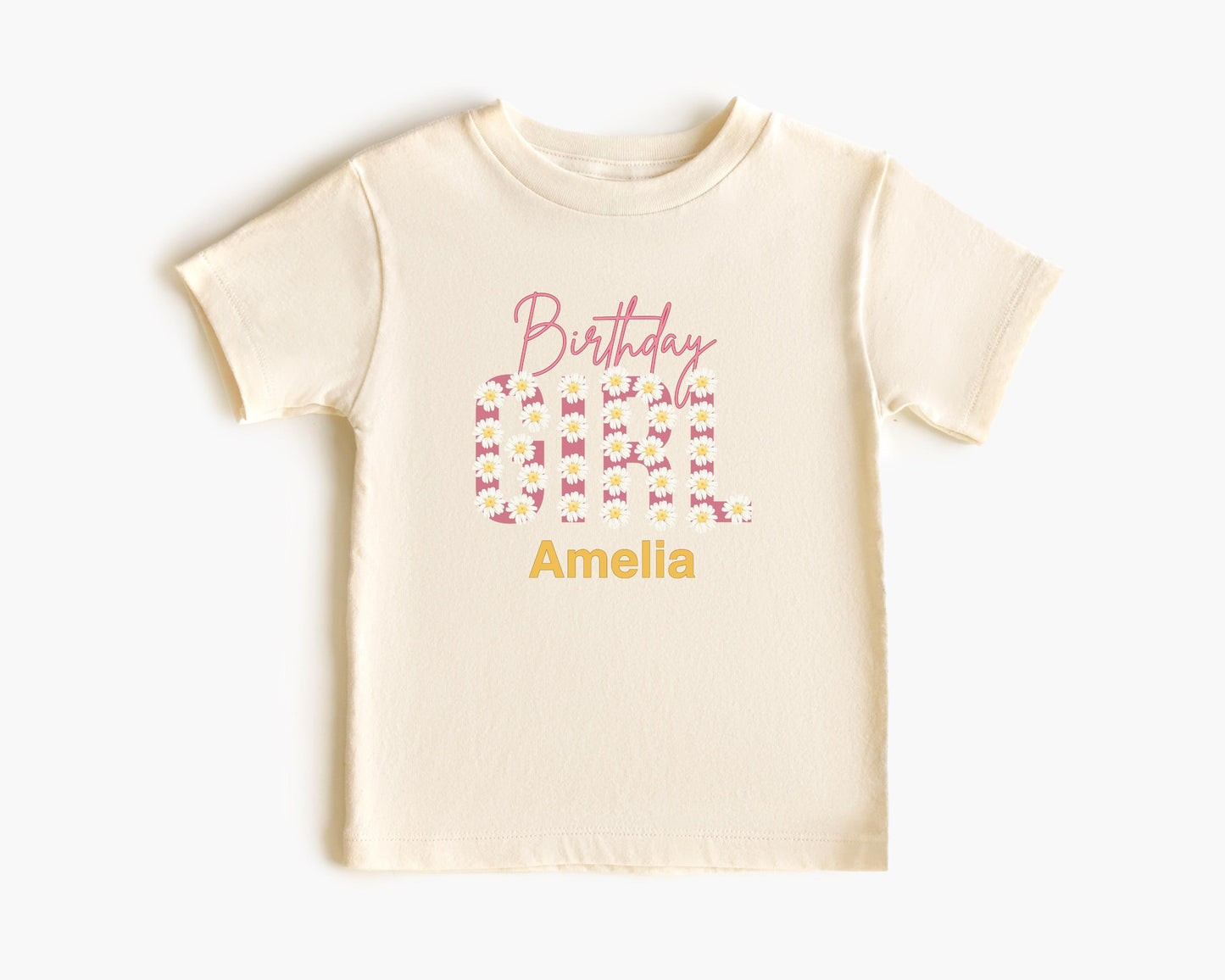 Birthday Girl Daisy Shirt: Daisy Retro Flower Birthday