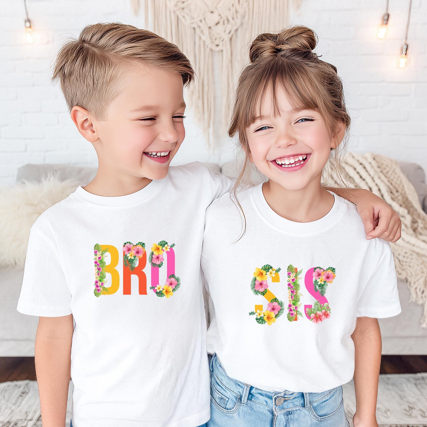 Tropical Birthday Family Matching Shirts: Luau Any Age Birthday Floral Girls Women Outfit