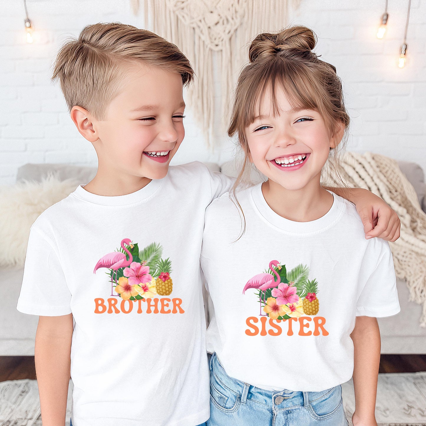 Tropical First Birthday Family Matching Shirts: Luau 1st Birthday Floral Girls Outfit