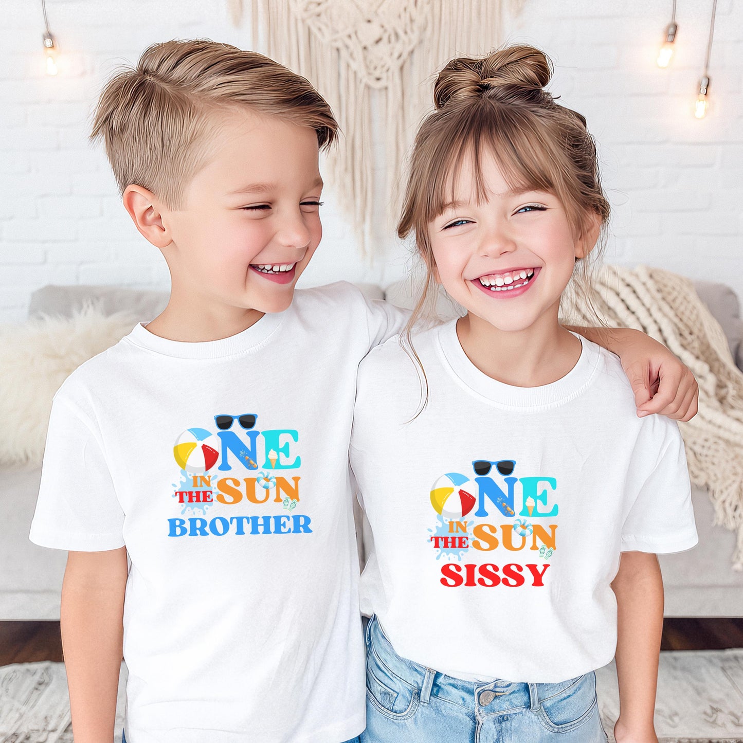 One In The Sun Pool Party Theme Matching Family Birthday Shirts | 1st Birthday Outfit for Baby Girl or Boy | Summer Swimming Pool Birthday
