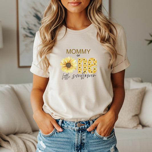 Sunflower First Birthday Family Matching Shirts: Girl 1st Birthday Floral Summer Fall Outfit