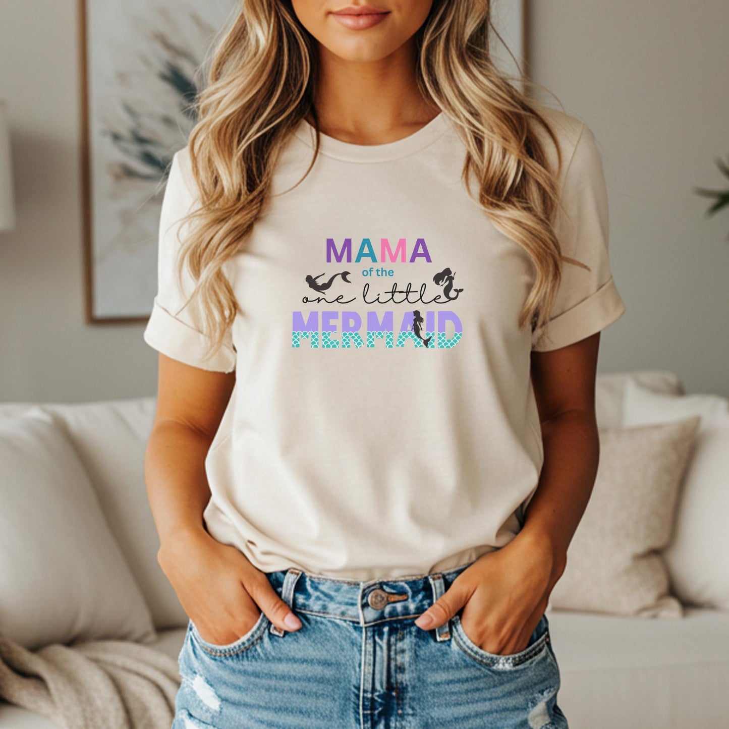 Mermaid First Birthday Family Matching Shirts: Oneder the Sea Girl's 1st Birthday Party Outfit